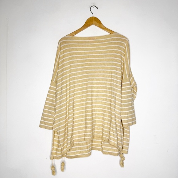 Lilly Pulitzer Elba Pullover Sweater Beige Sweater with Tassels Size Large - Picture 3 of 7